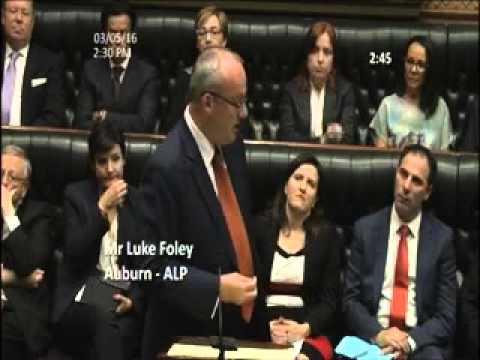 The Greens NSW: 03 05 2016 LA Genb Foley TRIBUTE DR JOHN KAYE MLC