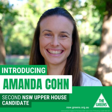 MEET AMANDA COHN, OUR SECOND NSW UPPER HOUSE CANDIDATE FOR 2023...