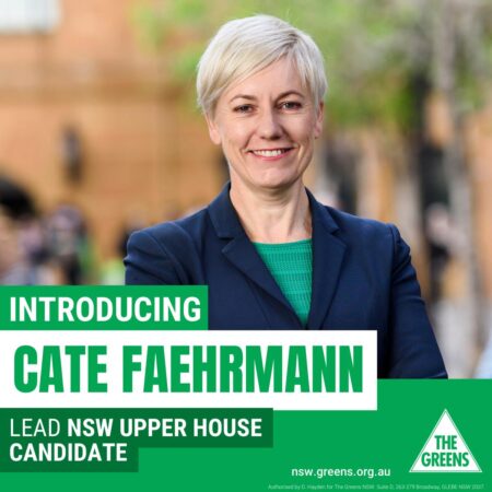 MEET CATE FAEHRMANN, OUR LEAD NSW UPPER HOUSE CANDIDATE FOR 2023...