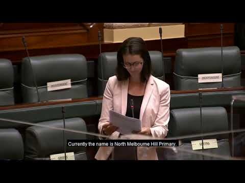 Victorian Greens: Ellen Sandell asks the Minister for Planning about North Melbourne Hill Primary School