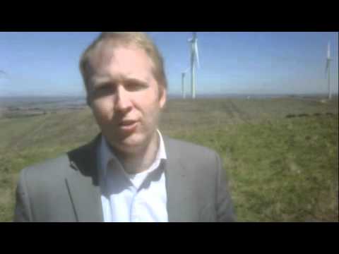 Victorian Greens: Greg Barber at Waubra wind farm