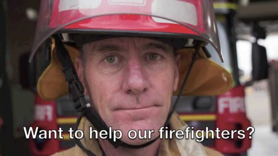 How you can help firefighters