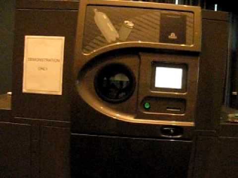 Reverse Vending Machine in action