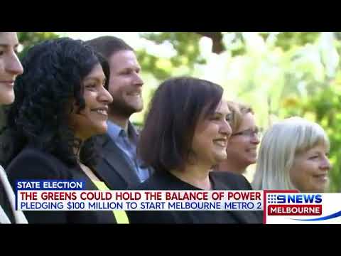 Samantha Ratnam on 9 News talking Victorian state election and balance of power [22/10/18]