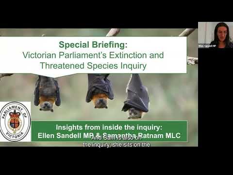 Special Briefing: Parliamentary Inquiry into threatened species and extinction in Victoria