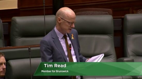 Tim Read MP - Young people want action on climate change - First Speech pt 1.