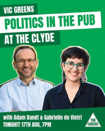 Young Greens unite! Head down (and then up, we’ll be on the rooftop ) ...
