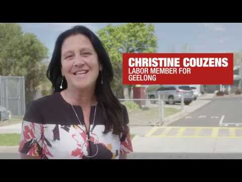 Victorian Labor: Christine Couzens: delivering for Geelong