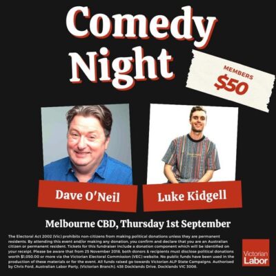 We've got some big names for our upcoming Comedy Night this Thursday, ...