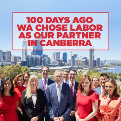 100 days ago the Albanese Labor Government was elected, and the work h...