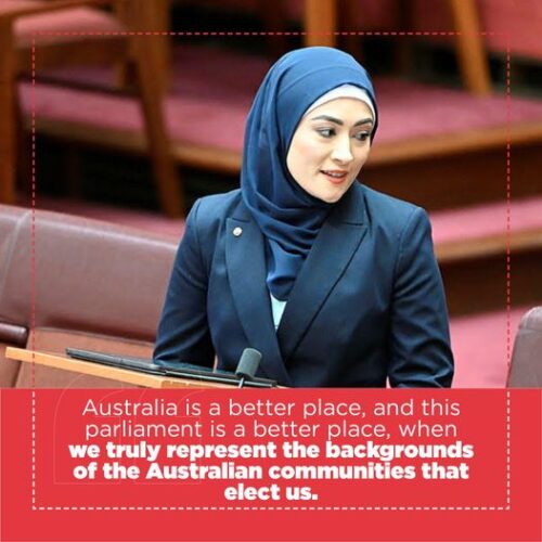 Our newest WA Labor Senator Senator Fatima Payman delivered a powerful...