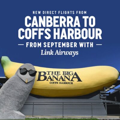 Andrew Barr MLA: The first Link Airways flights from CBR to Coffs Harbour takes off tod…