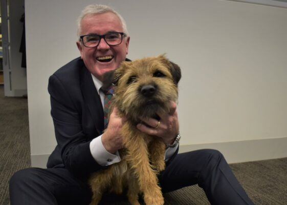 Was joined by Rocket for Dogs in Politics Day. We both agree that the ...