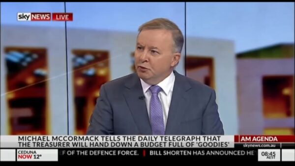 Coalition's Infrastructure Sham - Sky News - Tuesday, 17 April 2018