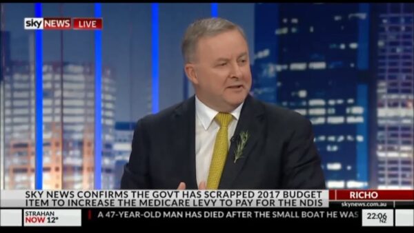 Tax Cuts - Richo - Sky News - 25 April 2018