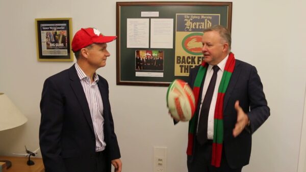 Win tickets to the watch the footy with Albo and Matt Thistlethwaite