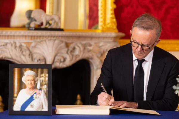 Today Jodie and I signed the condolence book at Lancaster House. In th...