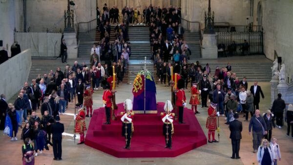 Walking through Westminster Hall for the Lying in state was an incredi...