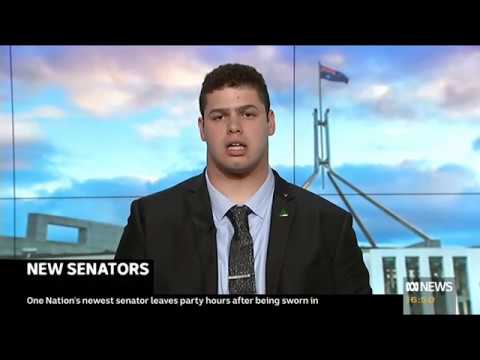 Australian Greens: ABC News 24 Afternoon Live – Jordon Steele-John on Day 1 in the Senate