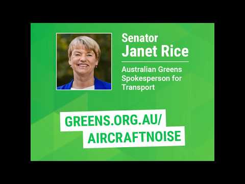 Affected by noisy aircraft? The Greens are standing with residents