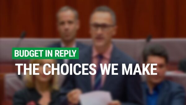 Budget in Reply - The Choices We Make