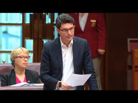 Scott Ludlam - QT - Brandis wont answer Qs about foreign donations to his party
