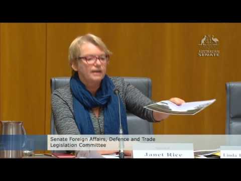 Senator Rice on Maribyrnong defence land (short clip 3 mins)