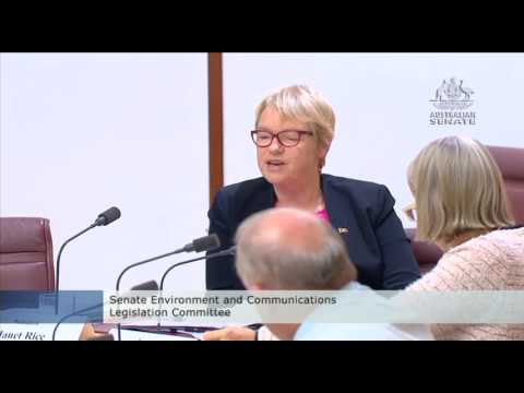 Senator Rice questions Assistant Minister about post-log burning