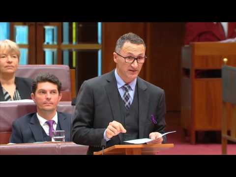 Senator Richard Di Natale's Address in Reply Speech