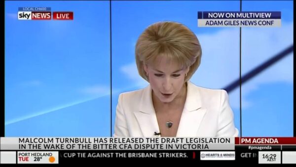 Trainwreck interview on CFA legislation with Employment Minister Michaelia Cash