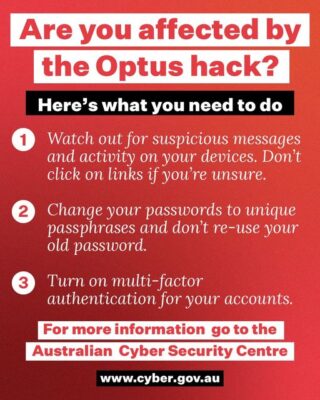 Australian Labor Party: Are you worried about the Optus data breach? Follow these simple tips …