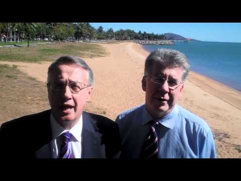 Campaign Trail - Wayne Swan and Tony Mooney in Townsville