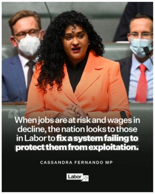 Cassandra Fernando MP, member for Holt in Melbourne's South-East....