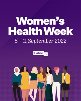 Each day this week, Women's Health Week will focus on elements of wome...