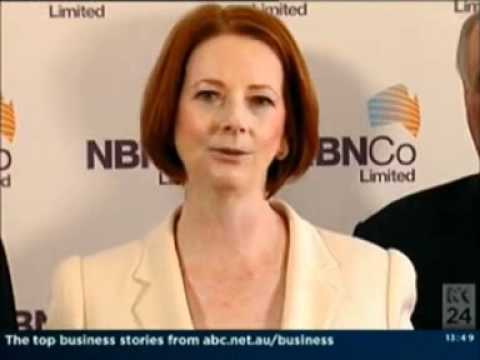 Julia Gillard: Historic NBN Launch Press Conference