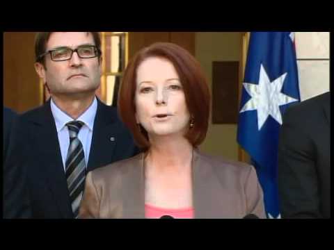 Julia Gillard Press Conference: Multi-Party Climate Change Committee Carbon Price Mechanism