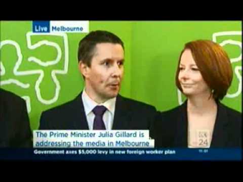 Julia Gillard and Mark Butler's Press Conference at HeadSpace