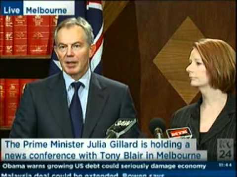 Australian Labor Party: Julia Gillard and Tony Blair Part 2