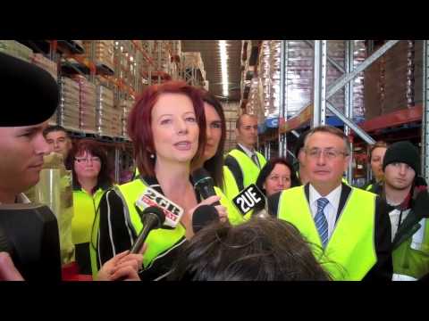 Julia Gillard in the Central Coast