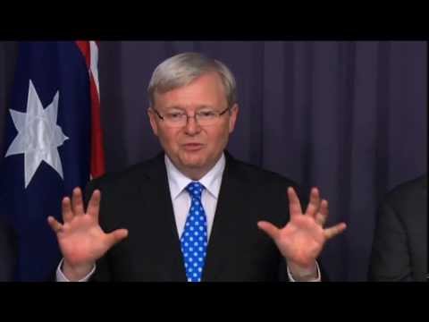 Kevin Rudd and Anthony Albanese press conference
