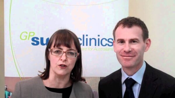 Nicola Roxon and Nick Champion: GP SuperClinic Launch