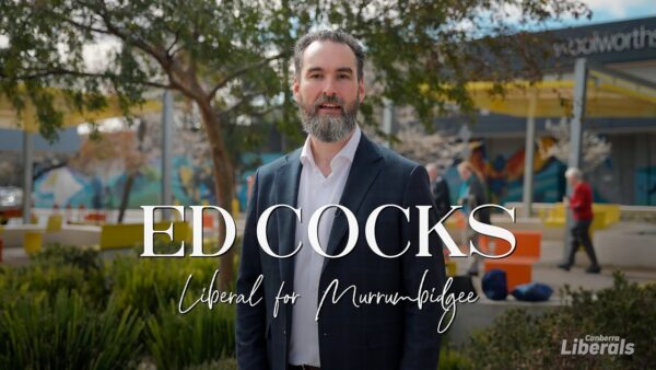 Ed Cocks — Your Liberal member for Murrumbidgee