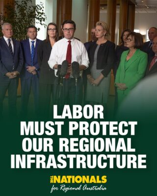 David Littleproud MP: $21 billion in funding dedicated for Regional Australia is under serio…