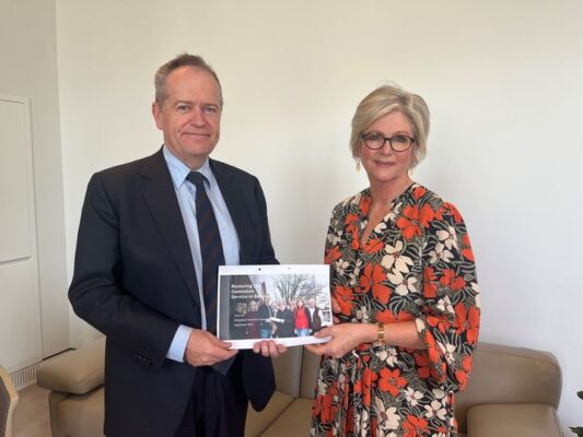 I met with Minister for Government Services Bill Shorten recently to d...