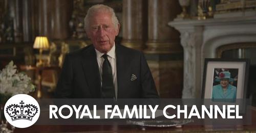 King Charles III makes first televised address to the nation