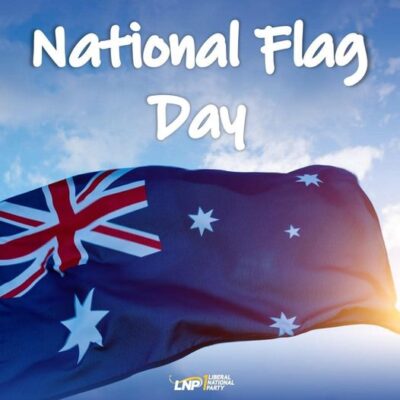 On this day in 1901, the Australian National Flag was flown for the fi...