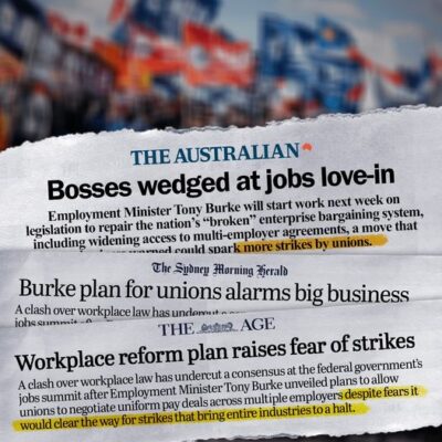 Labor’s summit was more about delivering for unions bosses than delive...