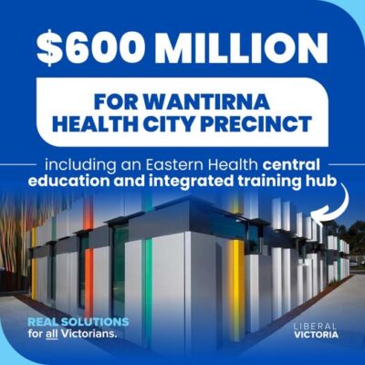 JUST ANNOUNCED: every Victorian will benefit from today’s commitment b...