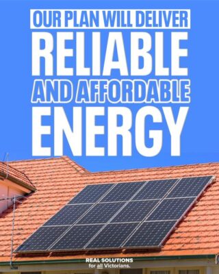 Liberal Victoria: Our plan will give households control over their energy bills and deli…