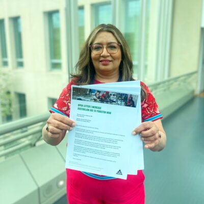 Mehreen Faruqi: Over 900 people signed my open letter to PM Albanese & Minister Wong c…